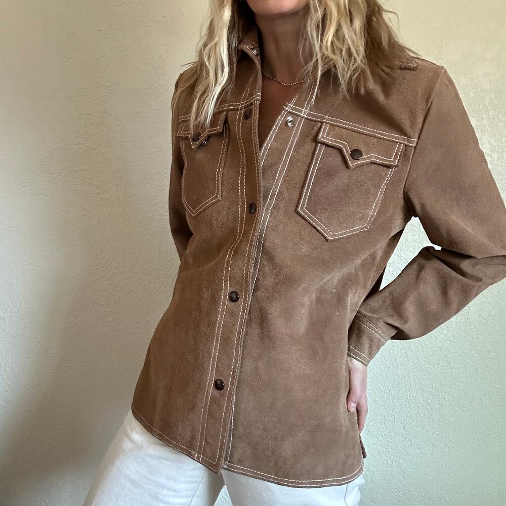 Vintage Western Leather Jacket